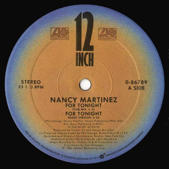 Nancy Martinez – For Tonight (NM, FUNDA VG+) BOX32