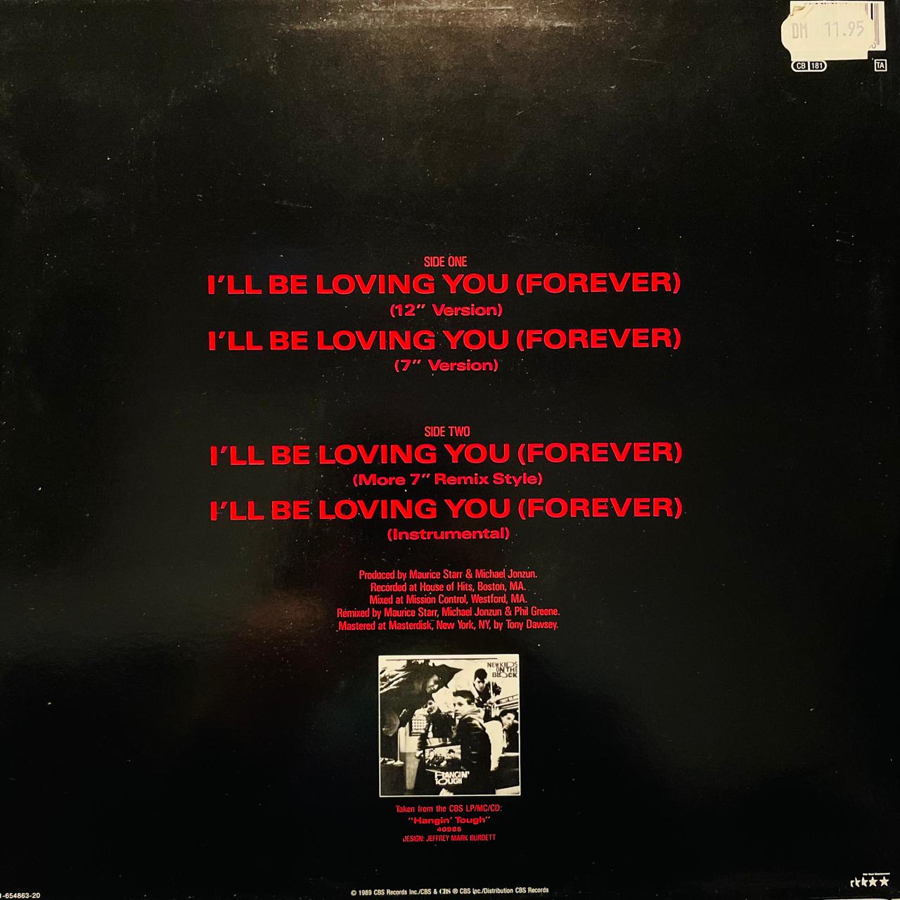 New Kids On The Block – I'll Be Loving You (Forever) (NM)