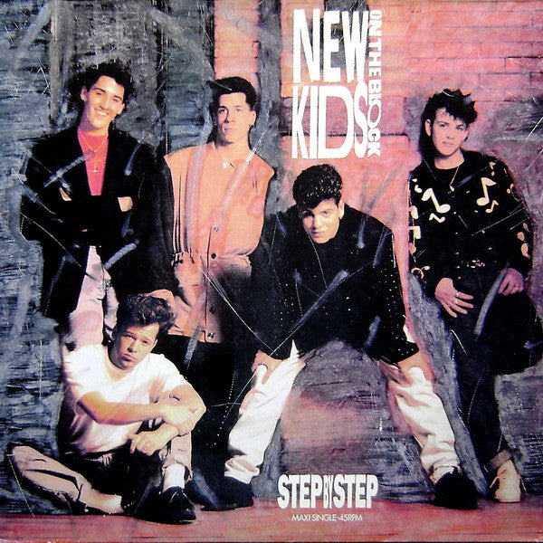 New Kids On The Block – Step By Step (VG+, FUNDA NM) BOX33