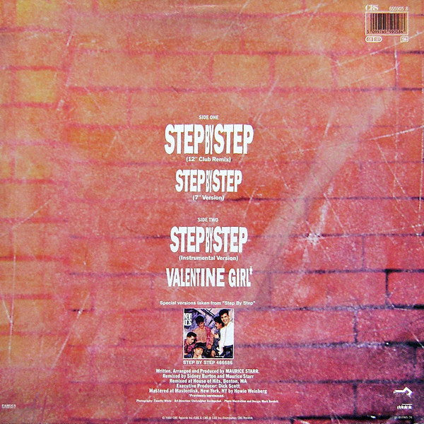 New Kids On The Block – Step By Step (VG+, FUNDA NM) BOX33