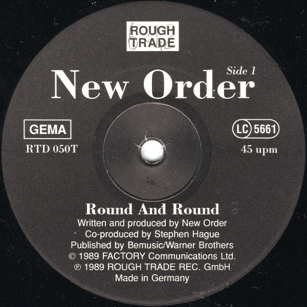 Neworder – Round&round (NM, FUNDA EX) BOX33