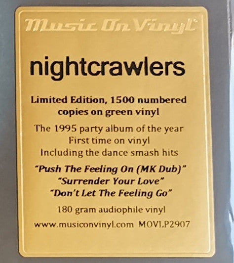 Nightcrawlers Featuring John Reid – Lets Push It / Limited Edition 1.500 Numbered Copies Green Vinyl / DISCO DOBLE (NUEVO, SELLADO)