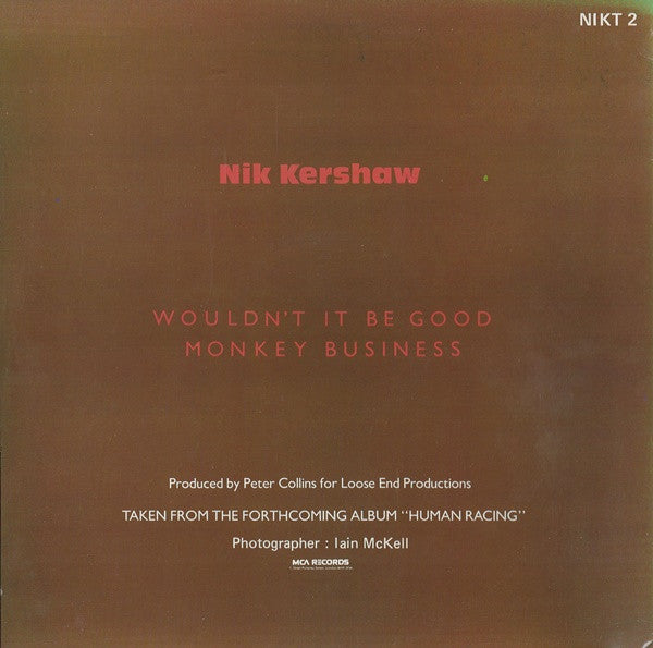 Nik Kershaw – Wouldn't It Be Good (NM, FUNDA VG+) BOX9