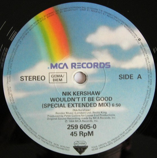 Nik Kershaw – Wouldn't It Be Good (VG+) BOX28