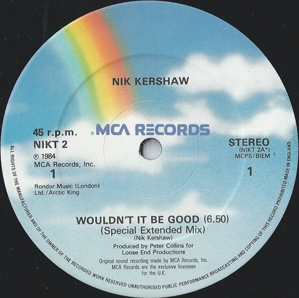 Nik Kershaw – Wouldn't It Be Good (NM, FUNDA VG+) BOX9