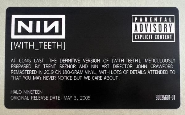 Nine Inch Nails – With Teeth / DISCO DOBLE (NUEVO, SELLADO) BOXV33