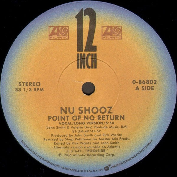 Nu Shooz – Point Of No Return (Extended Version) (NM, FUNDA VG+)