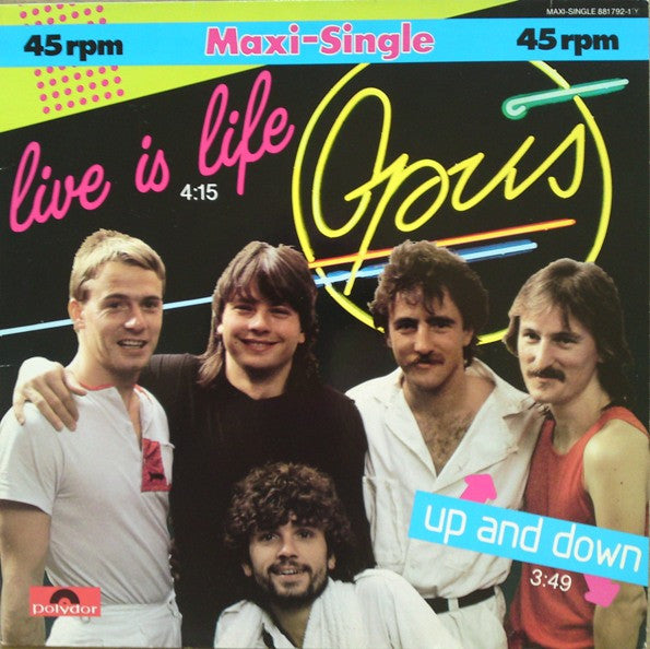 Opus – Live Is Life (NM, FUNDA EX) BOX36