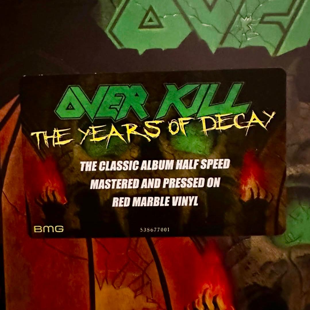 Overkill – The Years Of Decay (NUEVO, SELLADO) BOXV52