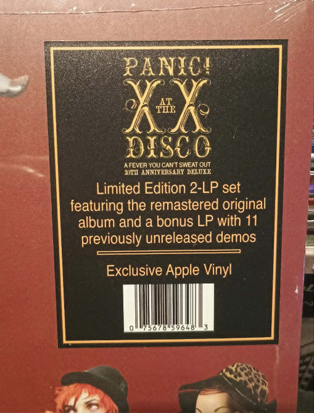 Panic! At The Disco – A Fever You Can't Sweat Out / 20th Anniversary Limited Edition / DISCO DOBLE (NUEVO, SELLADO)