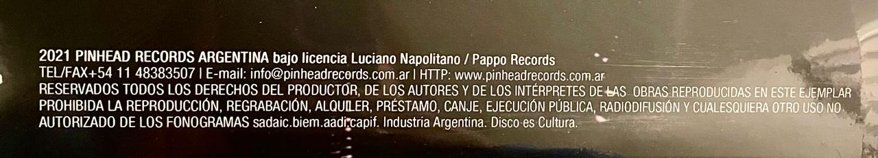 Pappo – En Concierto / DISCO DOBLE (NUEVO, SELLADO) BOXV55