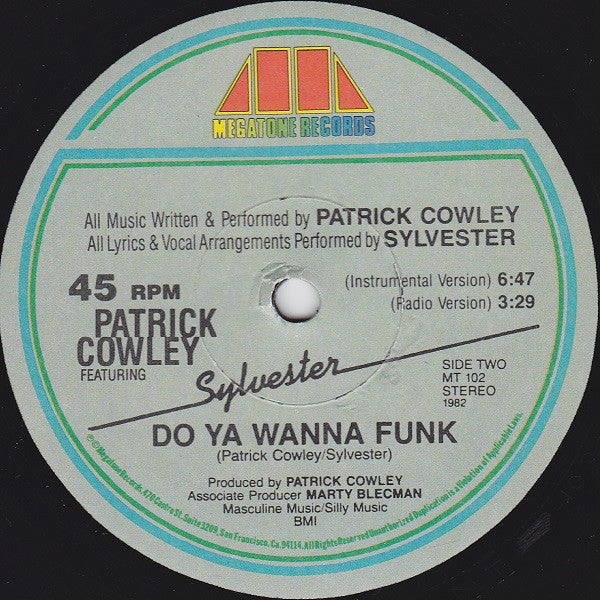 Patrick Cowley Featuring Sylvester – Do Ya Wanna Funk (EX) BOX18