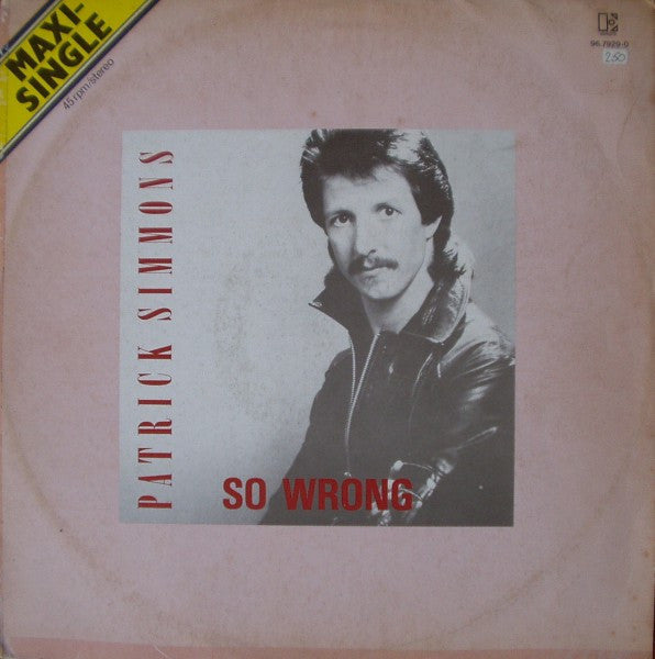 Patrick Simmons – So Wrong (NM) Box35