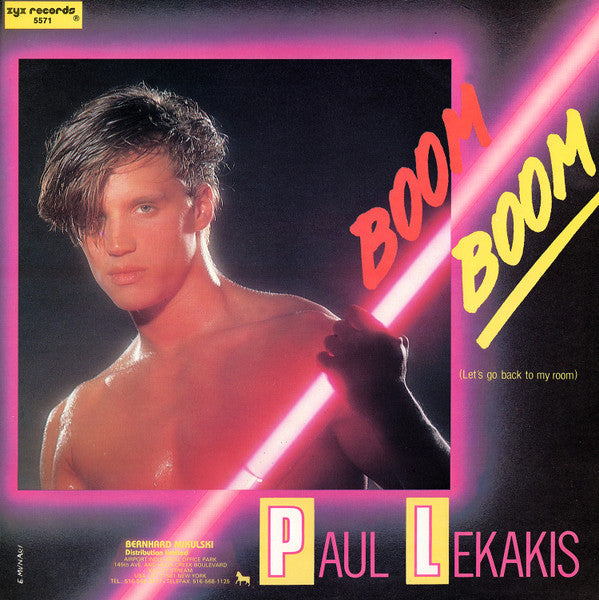Paul Lekakis – Boom Boom (Let's Go Back To My Room) (NM, FUNDA VG+)