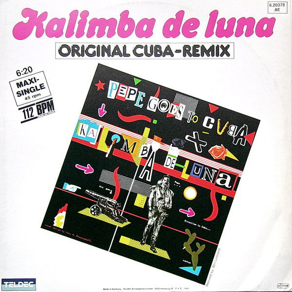 Pepe Goes To Cuba – Kalimba De Luna (Original Cuba-Remix) (NM) [disco verde transparente] Box37