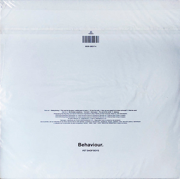 Pet Shop Boys – Behaviour (NUEVO, SELLADO) BOXV45