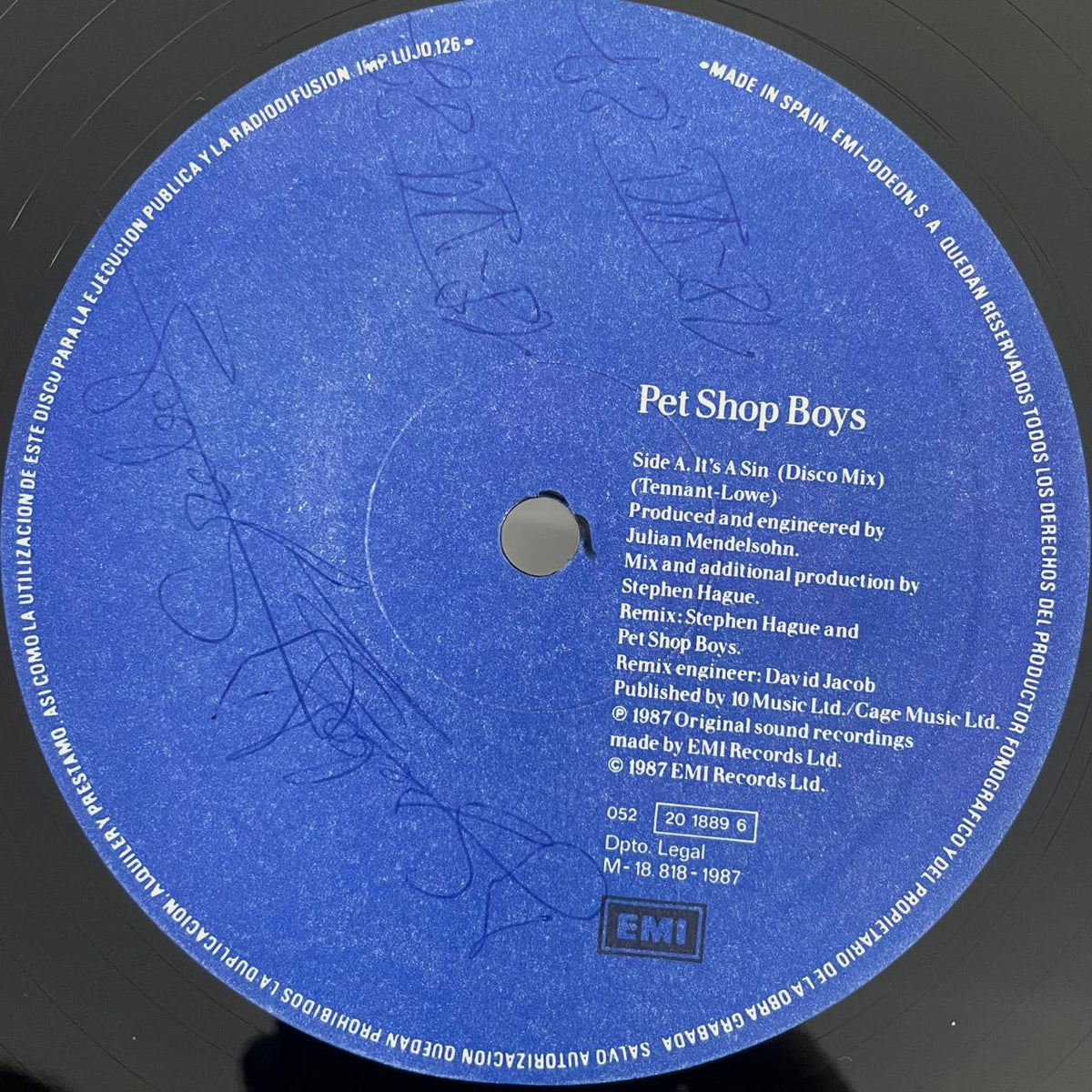 Pet Shop Boys – It's A Sin  (VG+) BOX16