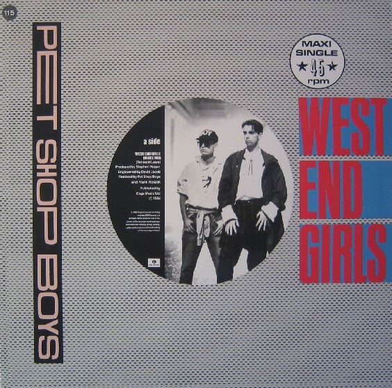 Pet Shop Boys – West End Girls (Dance Mix) (VG+) Box5