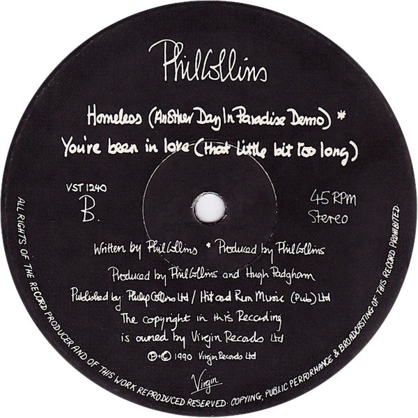 Phil Collins – I Wish It Would Rain Down (VG+) BOX2