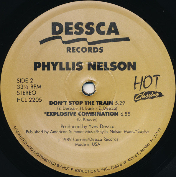 Phyllis Nelson – I Like You / Don't Stop The Rain / Explosive Combination (EX, FUNDA VG+)