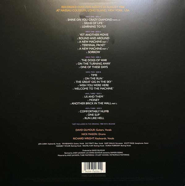 Pink Floyd – Delicate Sound Of Thunder / DISCO TRIPLE (NUEVO, SELLADO) BOXV39