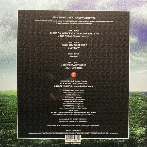 Pink Floyd – Live At Knebworth 1990 / DISCO DOBLE (NUEVO, SELLADO) BOXV52
