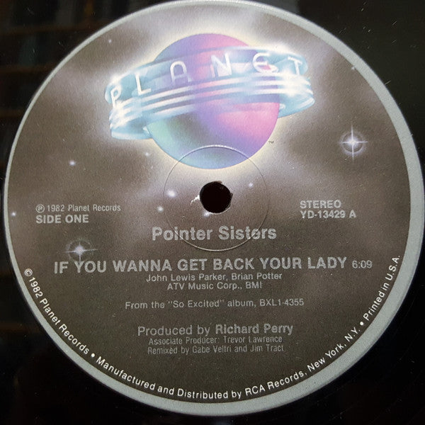 Pointer Sisters – If You Wanna Get Back Your Lady / I'm So Excited (EX) BOX32