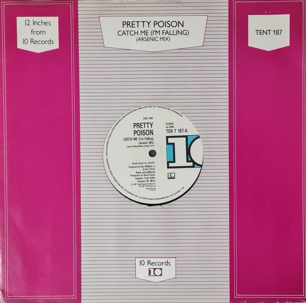 Pretty Poison – Catch Me (I'm Falling) (Arsenic Mix) (EX, FUNDA VG+) BOX24