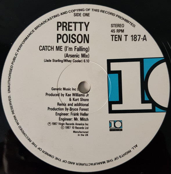 Pretty Poison – Catch Me (I'm Falling) (Arsenic Mix) (EX, FUNDA VG+) BOX24