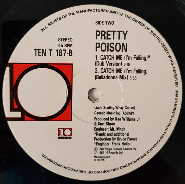 Pretty Poison – Catch Me (I'm Falling) (Arsenic Mix) (EX, FUNDA VG+) BOX24
