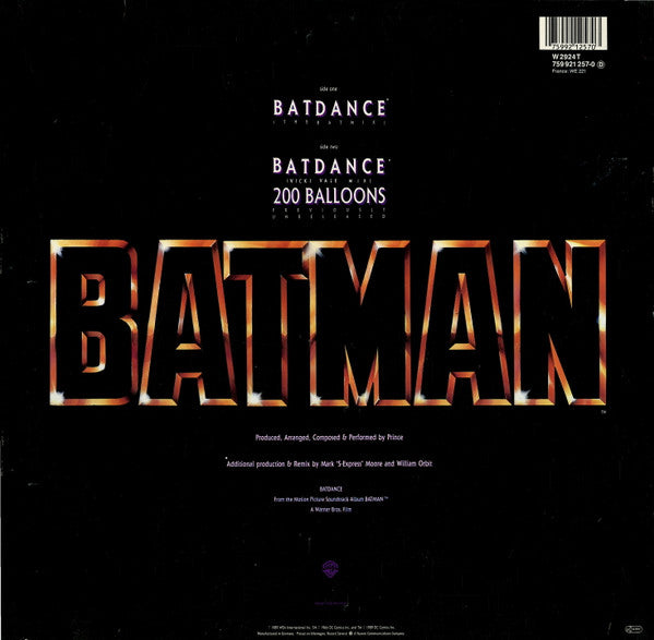 Prince – Batdance (The Batmix) (NM, FUNDA VG+) BOX2