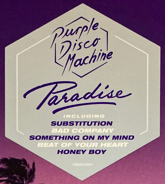 Purple Disco Machine – Paradise / DISCO DOBLE (NUEVO, SELLADO)