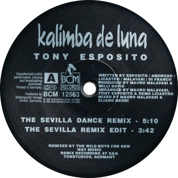 Tony Esposito – Kalimba De Luna (NM) BOX9