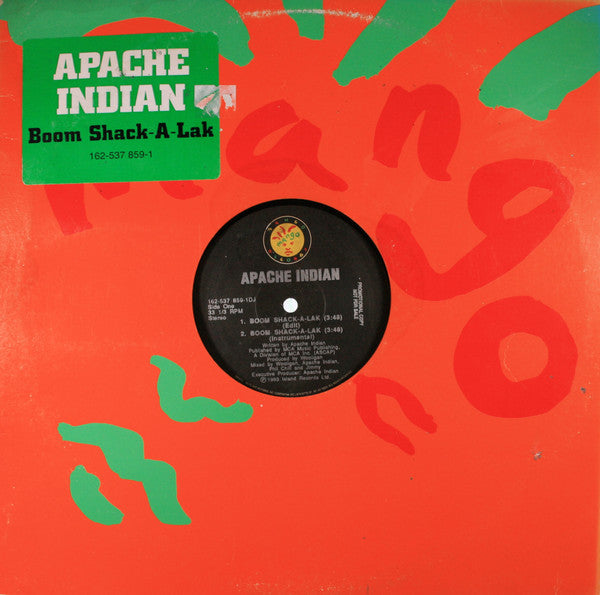 Apache Indian ‎– Boom Shack-A-Lak (EX, FUNDA GENÉRICA DE SELLO) BOX6