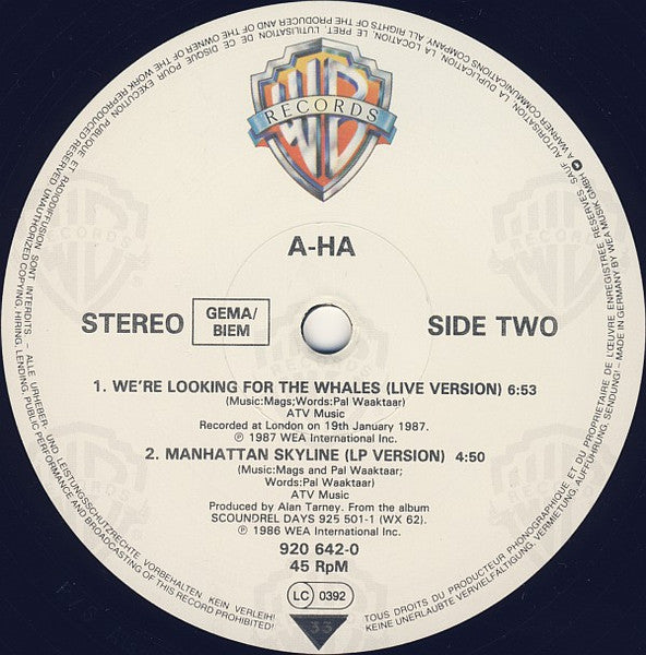 a-ha – Manhattan Skyline (Extended Remix) (NM) BOX22