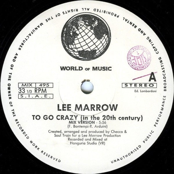 Lee Marrow – To Go Crazy (In The 20th Century) (NM, FUNDA VG+) BOX22