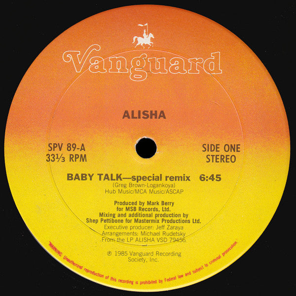 Alisha – Baby Talk (EX) FUNDA GENÉRICA BOX17