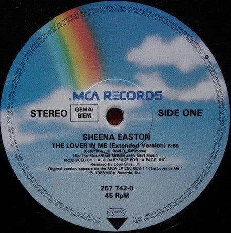 Sheena Easton – The Lover In Me (NM) BOX18