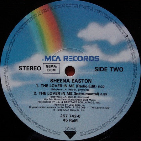 Sheena Easton – The Lover In Me (NM) BOX18