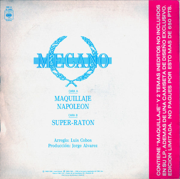 Mecano – Maquillaje (NM, FUNDA VG+) BOX8