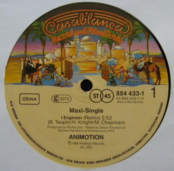 Animotion – I Engineer, Incluye Obsession- Remix (NM, FUNDA VG+) BOX24