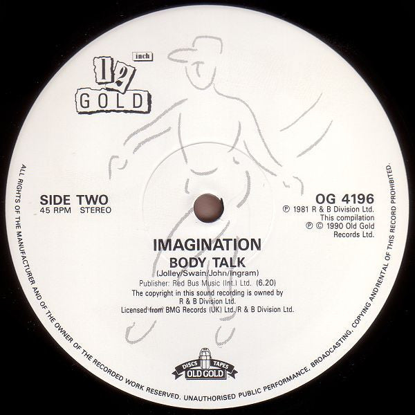 Imagination – Just An Illusion / Body Talk (VG+ EX) BOX7