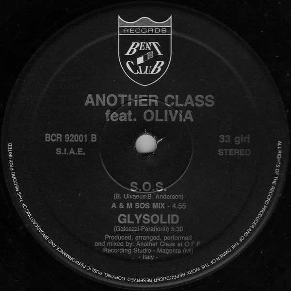 Another Class Feat. Olivia – S.O.S. (NM, Funda VG+) BOX20