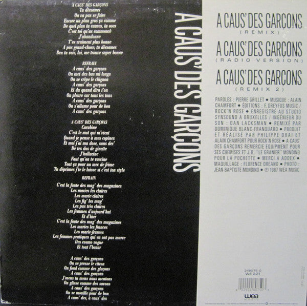 A Caus' Des Garçons ‎– A Caus' Des Garçons (NM, FUNDA VG+) BOX11