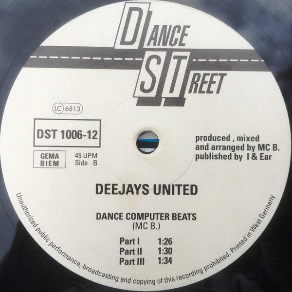 Deejays United – Dance Computer One (NM) BOX2