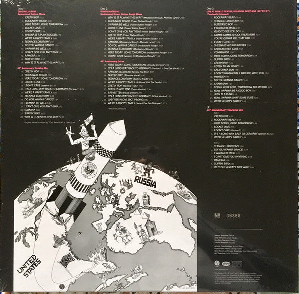 Ramones – Rocket To Russia - 40TH ANNIVERSARY DELUXE EDITION 3 CD, 1 LP (NUEVO, SELLADO) BOXV28