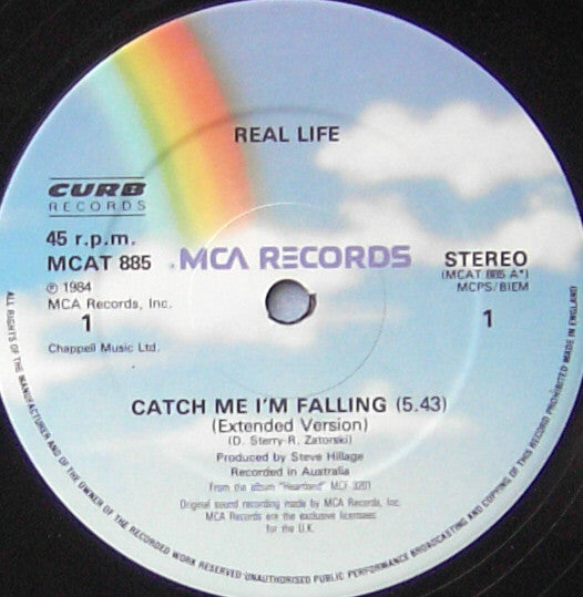 Real Life – Catch Me I'm Falling (NM, FUNDA VG+) BOX6