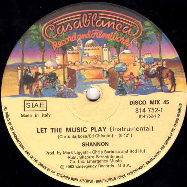 Shannon – Let The Music Play (NM, FUNDA GENÉRICA) BOX18