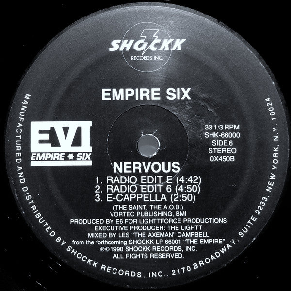 Empire Six – Nervous (MINT, SELLADO) BOXE1
