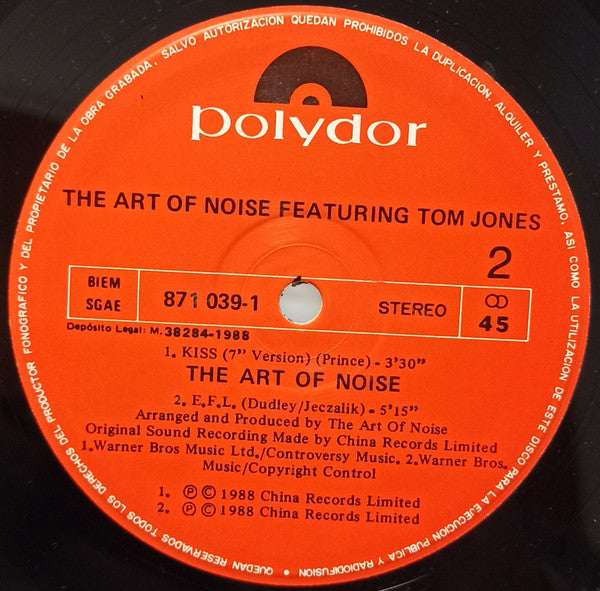 The Art Of Noise Featuring Tom Jones – Kiss (NM, FUNDA VG+) BOX6
